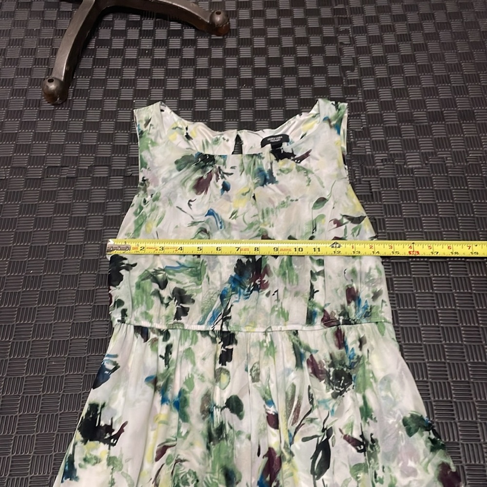 Simply Vera Vera Wang green floral dress size medium - Picture 3 of 8
